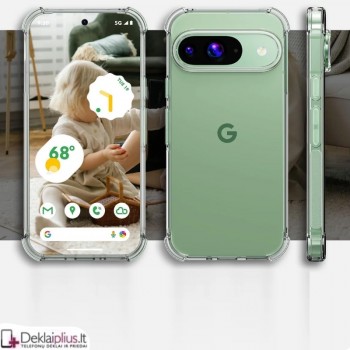 Silikoninis - Anti shock dėklas  - skaidrus (Google Pixel 11)